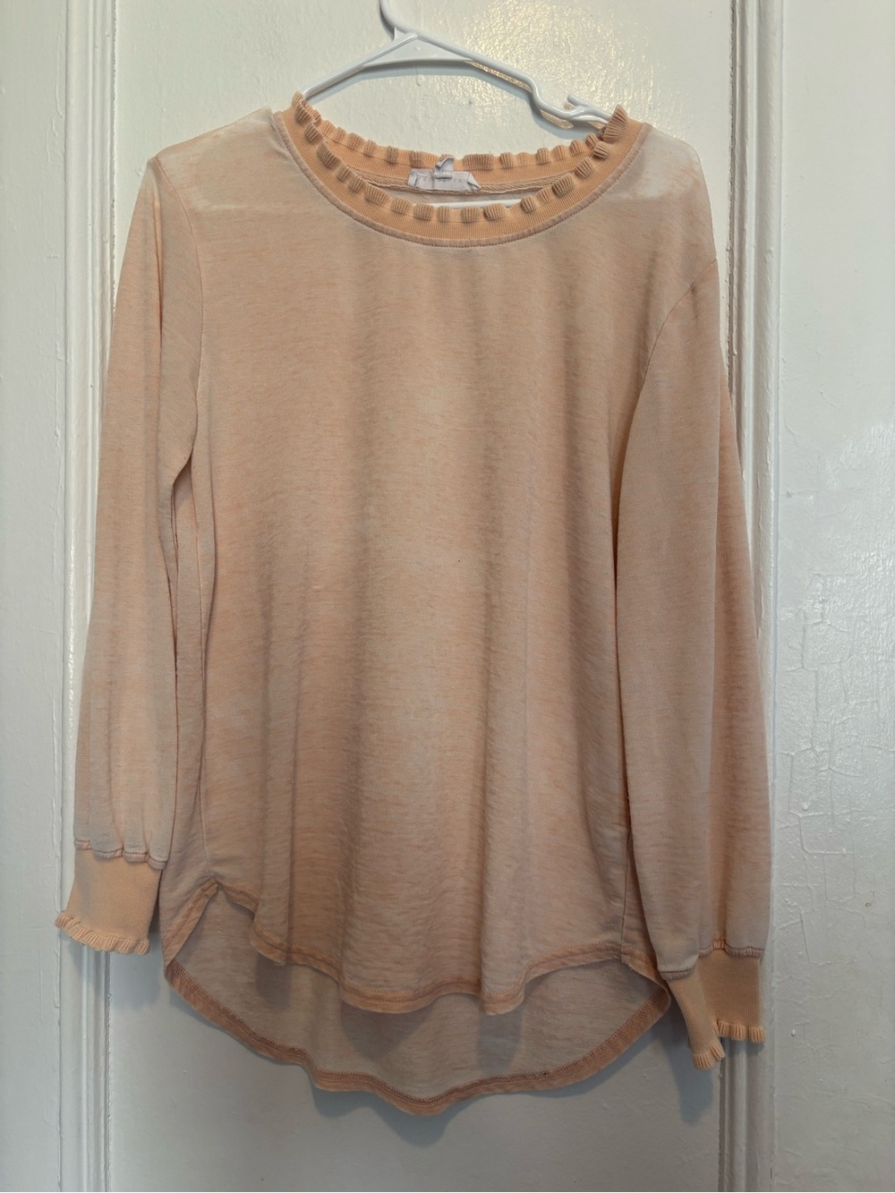 Jane + Delancey Ruffle Long Sleeve Top - Medium
